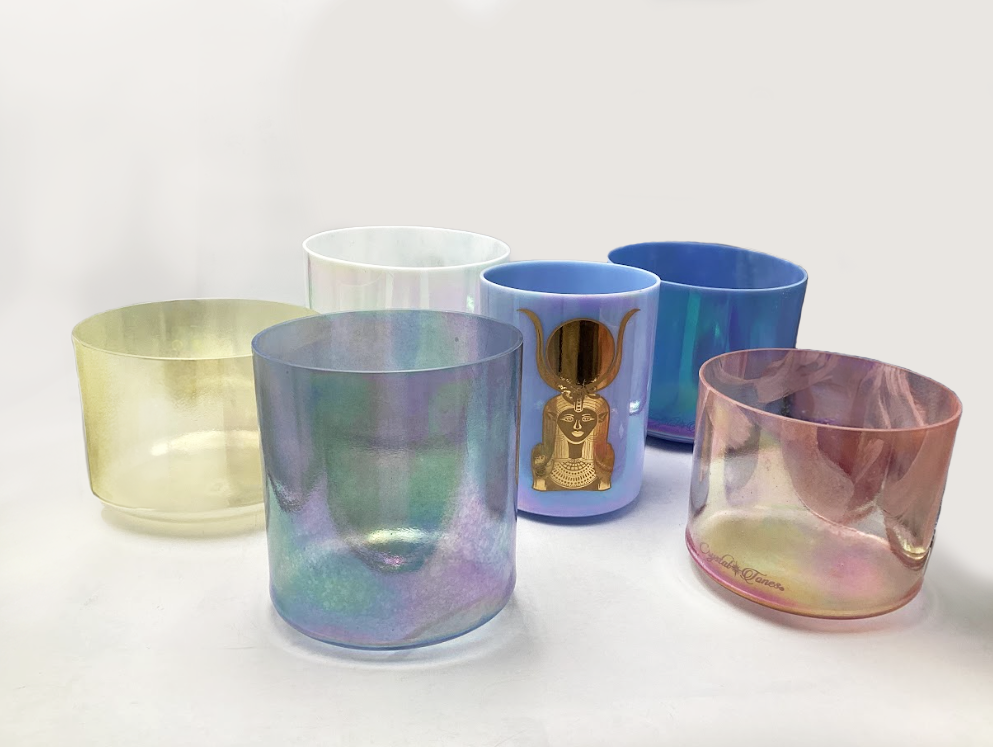 Collection de bols alchimiques de cristal