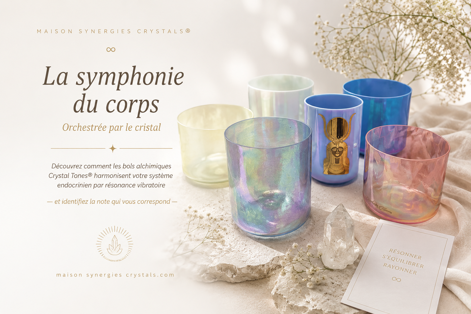 La symphonie du corps — Guide vibratoire offert par la Maison Synergies Crystals