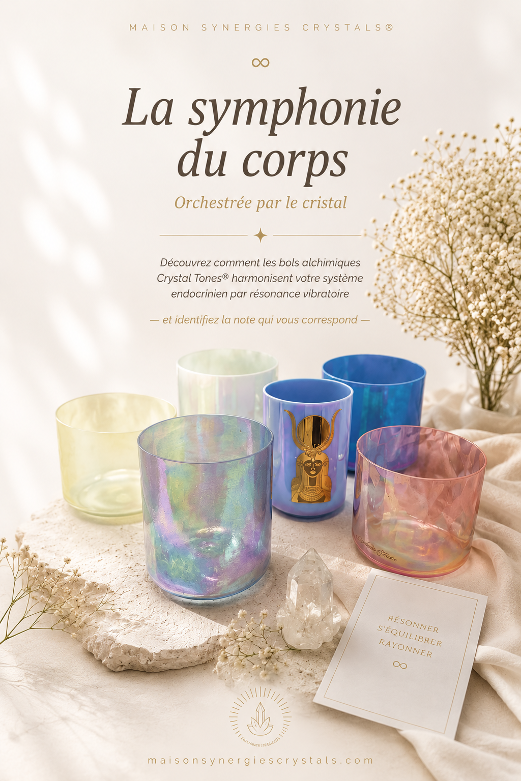 La symphonie du corps — Guide vibratoire offert par la Maison Synergies Crystals